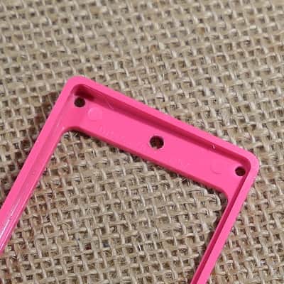 Genuine Vintage Dimarzio Neck Pickup Ring Pink 80s #DG11 image 3