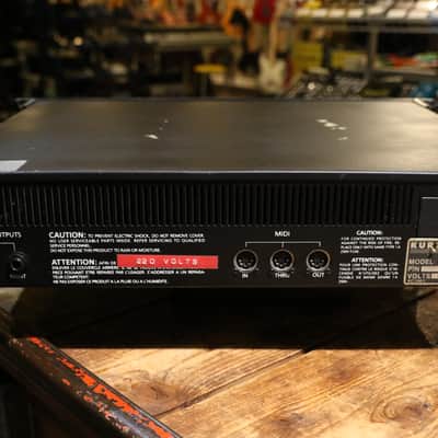 Kurzweil 1000 Series Rackmount Digital Expander Sound Module 1988 - 1992 - Black image 4
