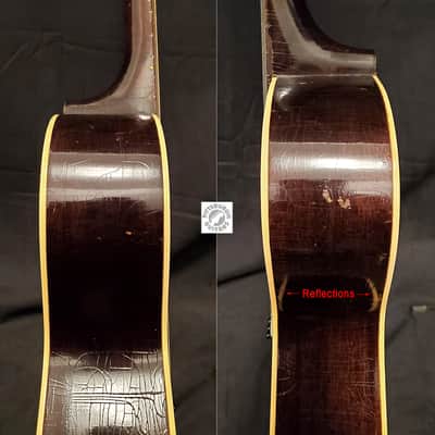 1943 Gibson L-00 Parlor Acoustic in Sunburst; Comes with After-Market Hard Case and Pro-Setup! image 22