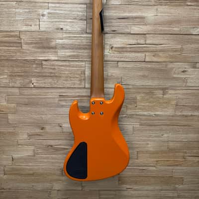 Sadowsky Metro Express 21- fret Vintage J/J 5- string bass 2024 - Candy Apple Orange Metallic  w/gig bag- B-stock image 13