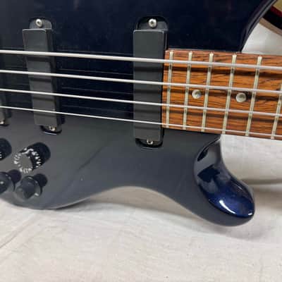 PRS Paul Reed Smith Bass-4 iv 4-string Bass with Case 1987 - Midnight Blue image 6