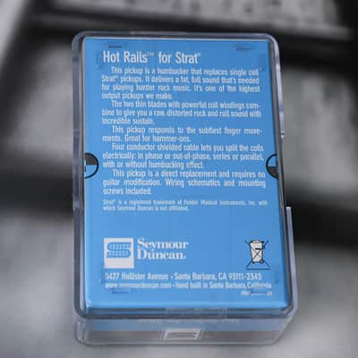 Seymour Duncan SHR-1 Hot Rails Strat Bridge Pickup Cream - Fender Stratocaster image 2