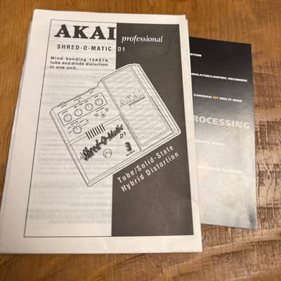 Akai Shred-O-Matic D1 Tube-Driven Overdrive / Distortion 2000s - Silver image 6