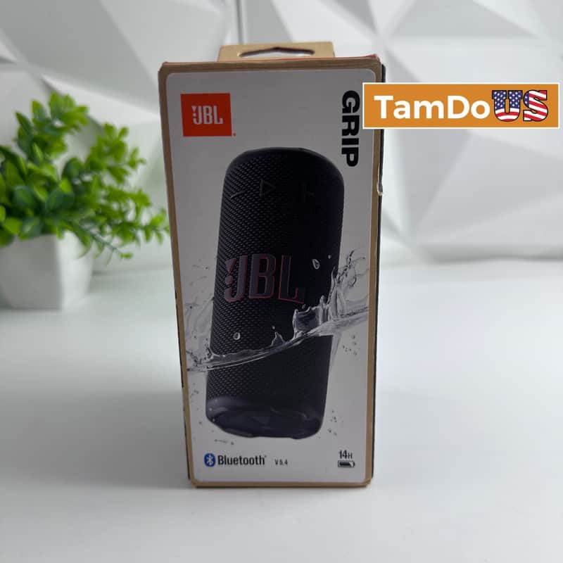 JBL GRIP Portable Bluetooth Speaker Waterproof IP68 14H Battery Black image 1
