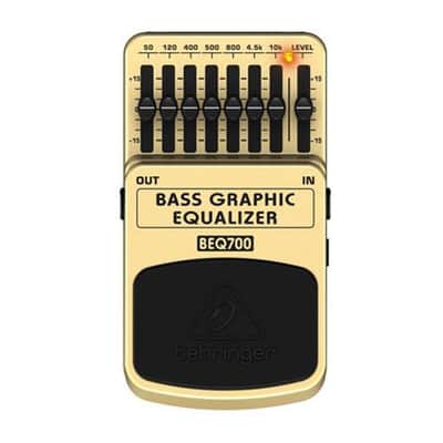 Behringer BEQ700 7-Band Graphic Equalizer Foot Pedal for Electric Bass Guitar image 3