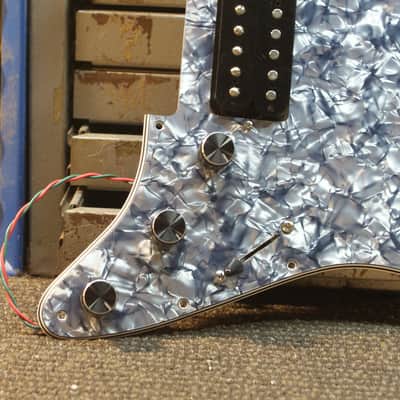 Kent Armstrong Loaded Black Pearl Strat Pickguard Humbucker & P90 with Dial A Tap. image 2