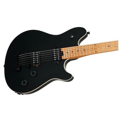 EVH Wolfgang Special T.O.M 6-String Right-Handed Electric Guitar with Basswood Body, Baked Maple Neck, and Baked Maple Fingerboard (Gloss Black) image 4