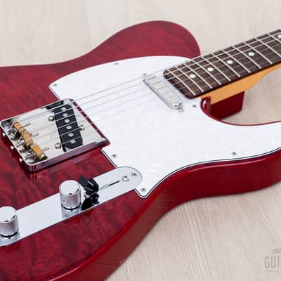2024 Fender Hybrid II Telecaster FSR Quilt Top Red Beryl, Near-Mint w/ Tags, Japan MIJ image 6