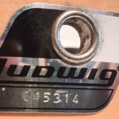 LUDWIG VINTAGE ROCKER ELITE PICCOLO SNARE DRUM SHELL 80's - FREE SHIP TO C-USA! image 6