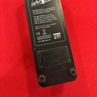 EBS Wah One Bass Wah Pedal - Chrome/Black image 2