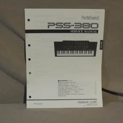 Yamaha PortaSound PSS-380 Service Manual [Three Wave Music]