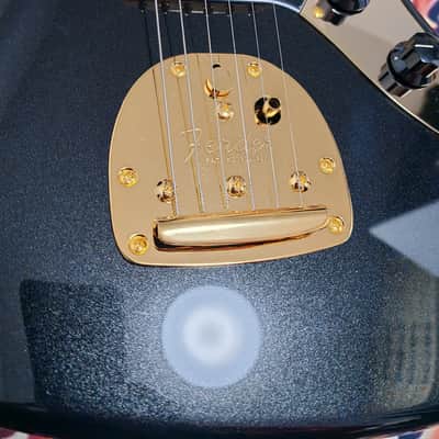 *NEW IN BOX* 2026 Fender Japan Limited Edition Traditional Collection, 60's Jaguar Black Pearl Gold with Matching Headstock, MIJ image 7