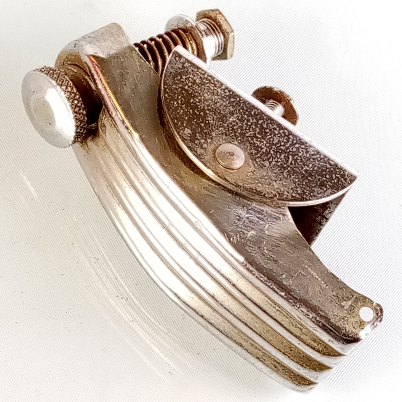 Slingerland Clamshell Butt Side Strainer Radio King Snare Drum Nickel Vintage50s — main photograph