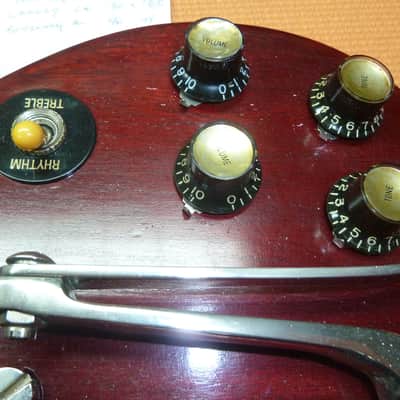 Gibson Les Paul Standard with Sideways Vibrola 1961 - 1962 - Cherry image 17
