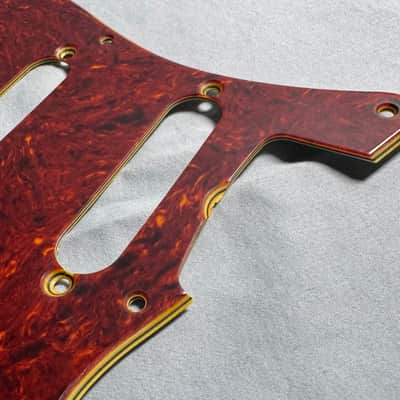 1963 - 1971 Fender Stratocaster Vintage Pickguard Celluloid Nitrate '64 65 Tortoise 67 68 USA image 5