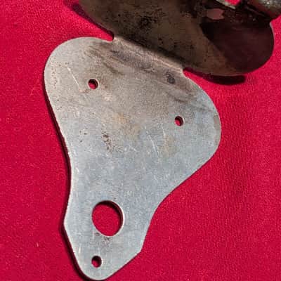 (#B101) 1940's Gretsch Archtop Tailpiece Part, Repaired But Unseen From The Top image 2