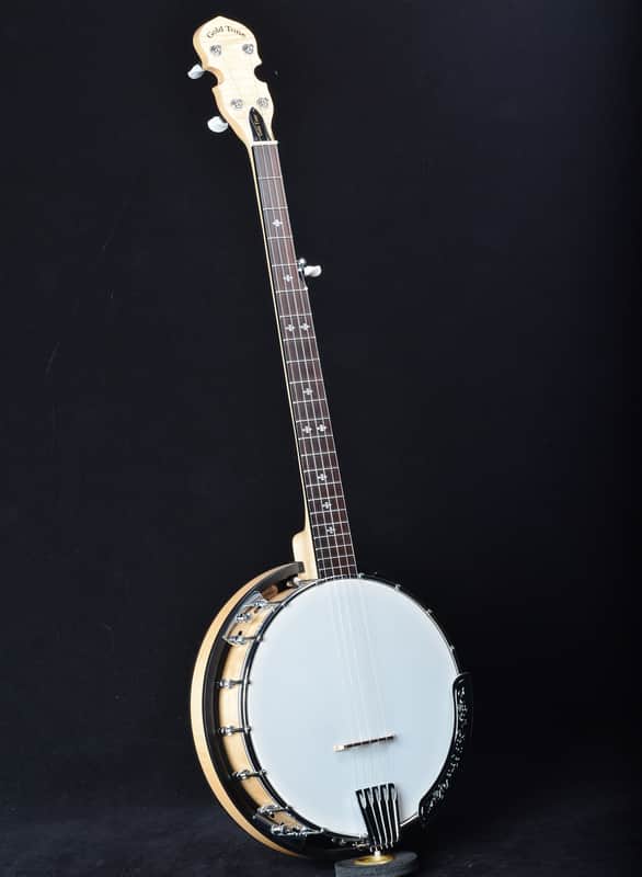 Gold Tone CC-100RL Left-Handed Cripple Creek 5-String Resonator Banjo - Natural image 1
