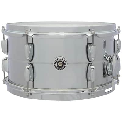 Gretsch GB4163S Brooklyn Chrome Over Steel 7x13" 12-Lug Snare Drum