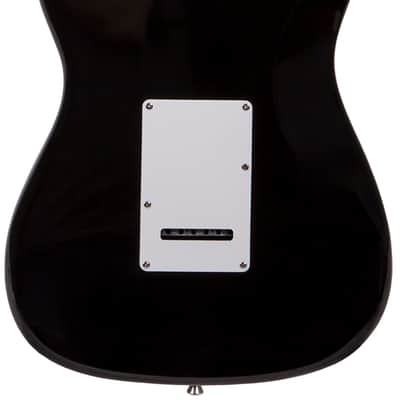 Aria STG-003-BK Pro II STG Series Basswood Body Bolt On Maple Neck 6-String Electric Guitar image 2