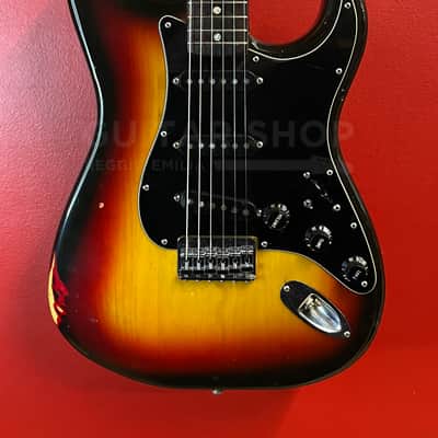 Fender Stratocaster Hardtail Sunburst 1977 image 3