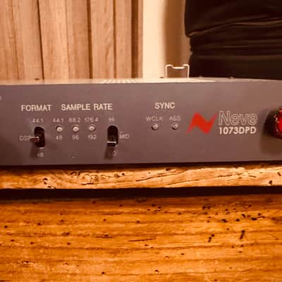 AMS Neve 1073DPD Dual Channel Mic Preamp with Digital Output 2010s - Blue image 3