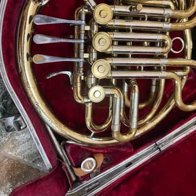 Double French Horn . Olds and Son brand. Made in USA image 2