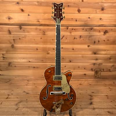 Gretsch Limited Edition Falcon Center Block Jr. with Bisgby Electric Guitar - Roundup Orange image 2