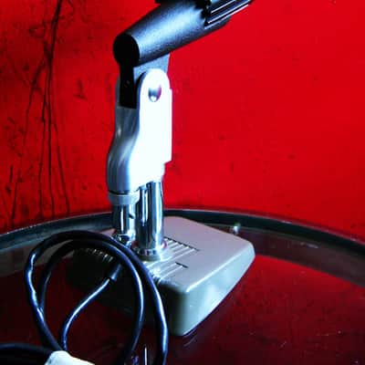 Vintage RARE 1960's Aiwa DM-47 dynamic cardioid microphone High Z w cable & stand Olson Monarch Lafayette image 13