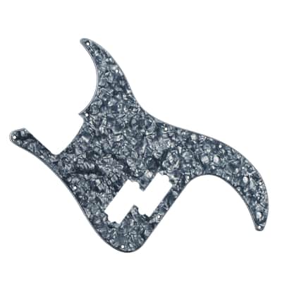 New 4-String PB P Bass Pickguard 13-Hole Scratch Plate for US FD PB, Grey Pearl image 2