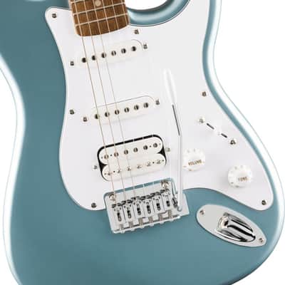 Squier Affinity Series Stratocaster Junior HSS Laurel Fingerboard Ice Blue Metallic image 5