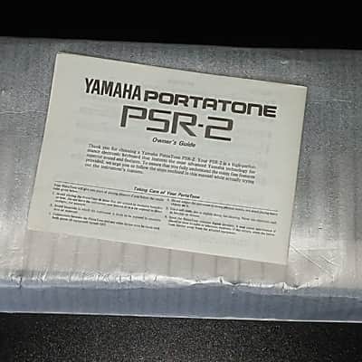 Yamaha PSR-2 Portatone Keyboard Synth IN BOX Super Clean with Power Supply Manual more retro lofi vintage image 9