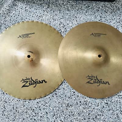 Zildjian 14" A Series Mastersound Hi-Hat Cymbals (Pair) 1998 - 2012 - Traditional image 1