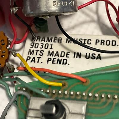 1980's Kramer USA Sustainer Active Control Electronics Wiring Circuit Board image 10