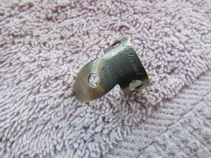 Vintage National NP2 Fingerpick Looks Old Vintage National Fingerpick Cool Case Candy image 1