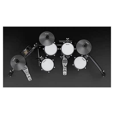 Nux DM-210 Electronic Drum Kit – Mesh Heads, Quiet Practice, Compact All-in-One Set image 3