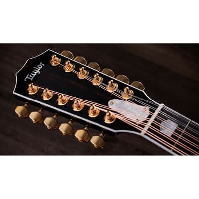 Taylor Somos 657ce 12-String Acoustic Electric Doce Doble - Black image 6