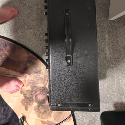 Fender Showman Head 1966 - Black with Blue mesh image 6