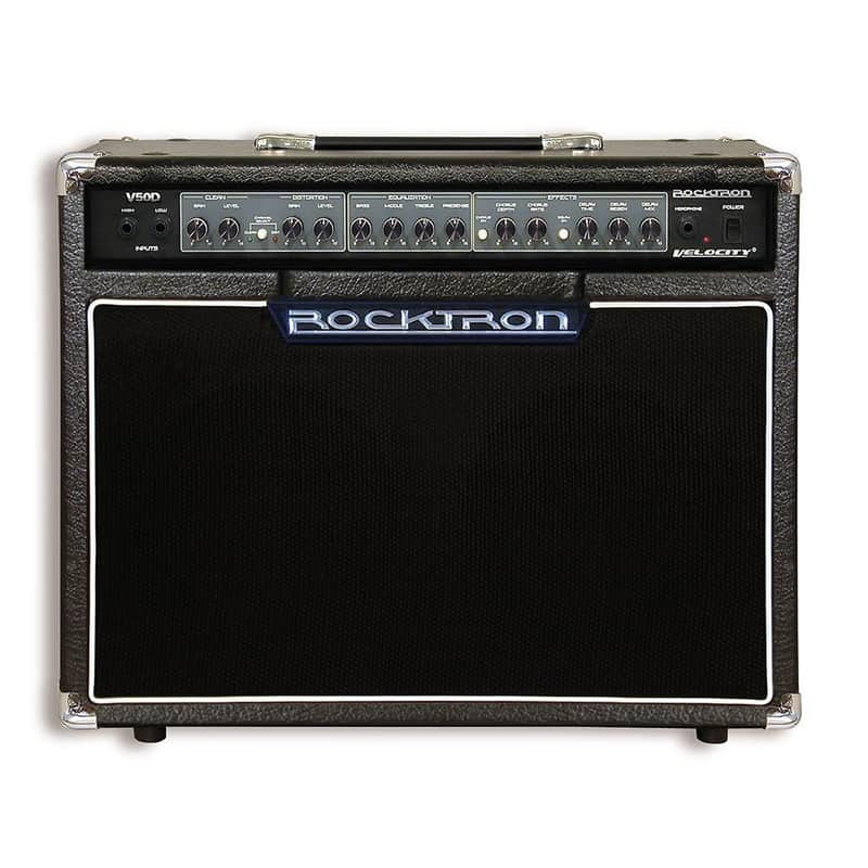 Rocktron V50D Velocity 50-Watt 2x8 Guitar Combo Amp with Digital Delay & Chorus image 1