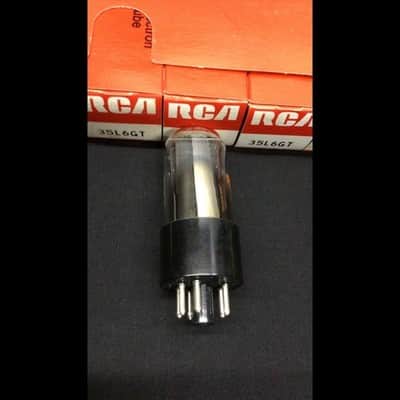 Full Sleeve (5) NOS RCA 35L6GT Radio Vintage Vacuum Tubes TESTED 1.9627 image 2