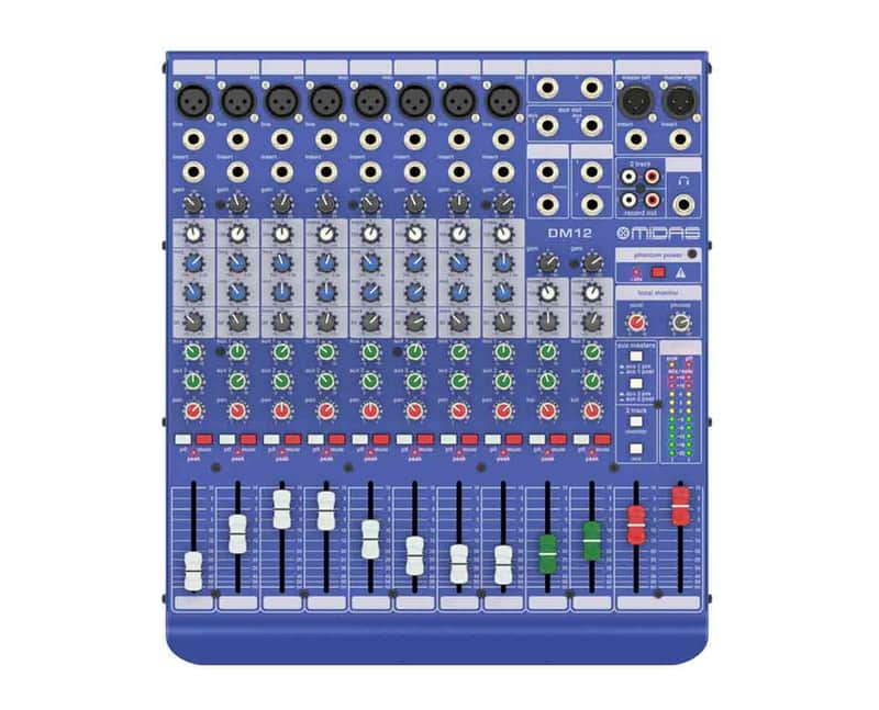Midas DM12 12-Input Analog Mixer image 1