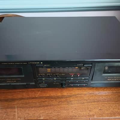 Pioneer CT-W302R double cassette deck for parts or repair - 1980's image 2