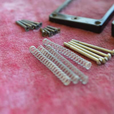 Vintage 1950's Gibson M-69 PAF Ring set w/ Screws & Springs FLAT BOTTOM Les Paul SG Custom Flying V image 5