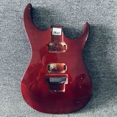 Red DIY Project HH Guitar Basswoo Body image 1