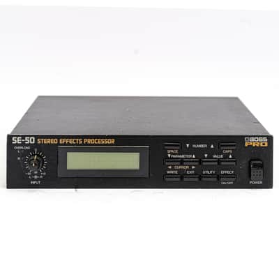 Boss SE-50 Stereo Effects Processor Micro Rack Multi-FX w/ Power Supply image 2