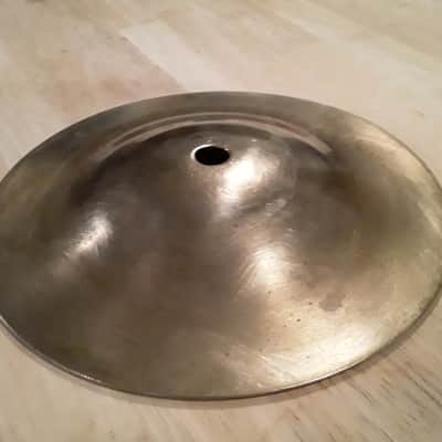 (Very Rare) Vintage Ufip Flat Edge Ice Bell Cymbal with Natural Patina - Very Well Made image 1
