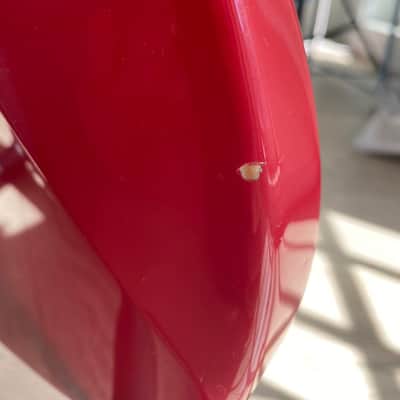 Japan made rare Fernandes LA-115KK  L'Arc-en-Ciel Ken Guitar Super Strat HSS 1995 all Red image 10