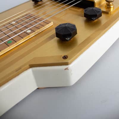 Epiphone Electar Model M Lap Steel Electric Guitar (1938), ser. #2093, original brown tolex hard shell case. image 9