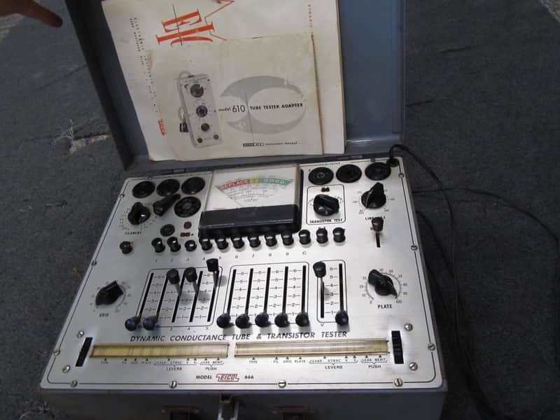 Eico Model 666 Dynamic Tube Tester 1960s, Needs Restoration, Quality image 1