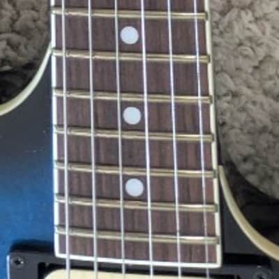 Dean MDX Electric Guitar, Quilt Maple, Trans Blue Burst Finish, Model MDX QM TBB image 7