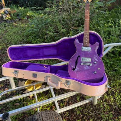 Daisy Rock Retro-H Semi Hollow Mid 2000’s - Metallic Purple Sparkle image 5